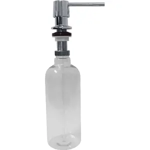 Bemeta Design Integrovaný dávkovač mýdla/saponátu, 1100 ml, mosaz/plast, lesk - 152109142