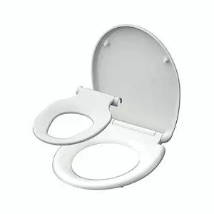 Eisl Sanitär WC prkénko s dětskou vložkou Duroplast Soft Close Family 82940