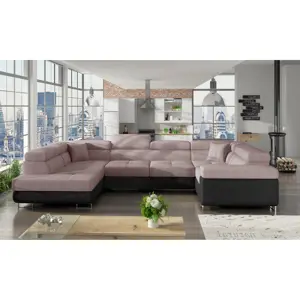 Eltap Sedací souprava Letto Materiál a barva potahu: Omega 91, Soft 11 - růžová, Orientace: levá