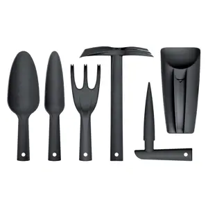 Prosperplast Sada ručního nářadí RESPANA GARDENING TOOLS SET černá, 6 ks Barva: Černá, Počet kusů v sadě: 6