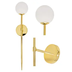 Toolight Moderní lampa Sconce Gold 52cm APP578-1W