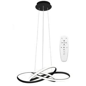 Toolight Moderní závěsné osvětlení LED Lamp APP814-CP Node Black