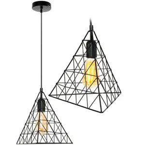 Toolight Stropní lampa visící v industriálním stylu LH2058