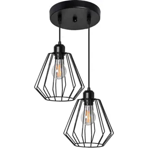 Toolight Stropní lampa zavěšená na dvojitý kovový loft 392196