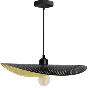 Toolight Stropní svítidlo APP1469-1CP BLACK/GOLD