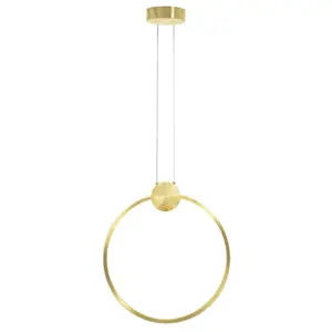 Toolight Stropní svítidlo LED APP1396-CP GOLD 40cm