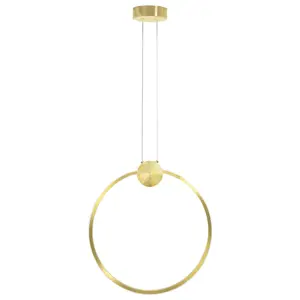 Toolight Stropní svítidlo LED APP1399-CP GOLD 50cm