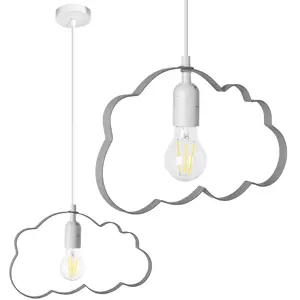 Toolight Závěsná lampa Cloud Grey