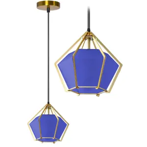 Toolight Závěsná stropní lampa Diamond Blue APP452-1CP