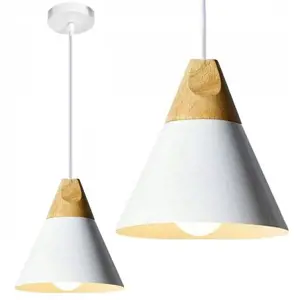 Toolight Závěsná stropní lampa Scandi A White