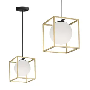 Toolight Závěsné svítidlo s APP1165-1CP GOLD WHITE