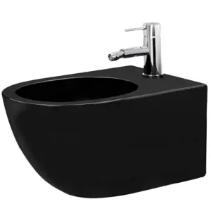 Závěsný bidet REA CARLO MINI, černá mat