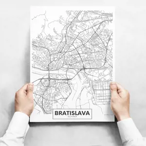 Sada obrazů - Map Of Bratislava II