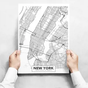 Sada obrazů - Map of New York II