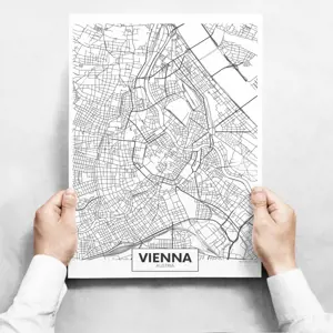 Sada obrazů - Map of Vienna II