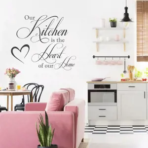 Samolepka na zeď - Kitchen is home