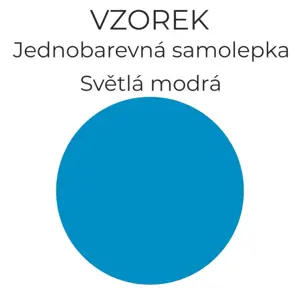 Vzorek 053 - Světlá modrá