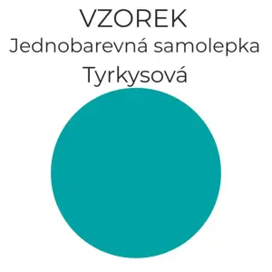 Vzorek 3522 - Tyrkysová