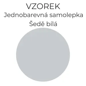 Vzorek 3607 - Šedě bílá