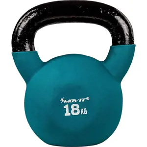 63647  MOVIT Kettlebell činka petrolejová, 18 kg