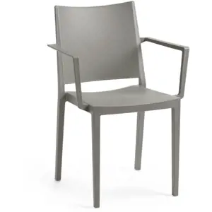 91038 Křeslo MOSK ARMCHAIR, šedá, 82 x 57 x 56 cm