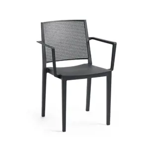 91044 Křeslo GRID ARMCHAIR, antracit, 81 x 57 x 56 cm