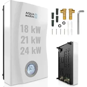 Aquamarin 92685 AQUAMARIN Elektronický průtokový ohřívač 24 kW, plast