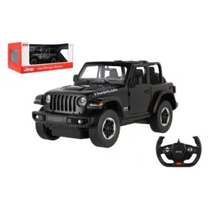 Auto RC Jeep Wrangler Rubicon černý 2,4GHz na dálk. ovl