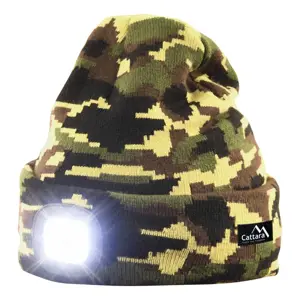 Cattara 85157 Cattara Čepice ARMY s LED svítilnou, USB nabíjení