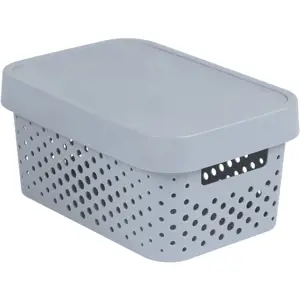 CURVER Úložný box INFINITY DOTS 4,5L - šedý R41569