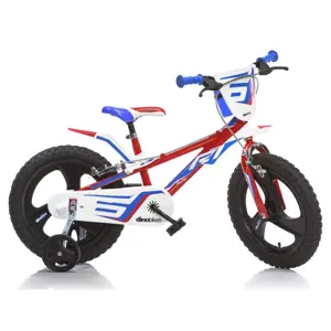 Dino Bikes Dětské chlapecké kolo Dino 16, HiTech ocel, tříbarevné