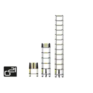 G21 GA-TZ9 Teleskopický žebřík -2,6M hliníkový