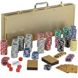 GamesPlanet Poker set Gold Edition, 500 laser žetonů