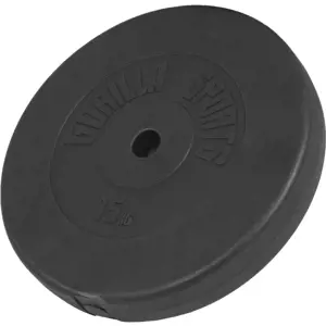 Gorilla Sports Činkový kotouč z plastu, výplň cement, 15 kg