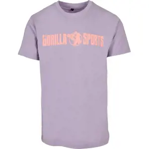 Gorilla Sports Sportovní tričko, fialová/korálová, XL