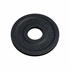 Gorilla Sports Zátěžový kotouč 50/51 mm, litina, 1,25 kg