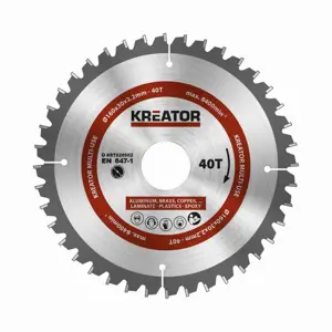 Kreator univerzální pilový kotouč,  160 mm, 40 T