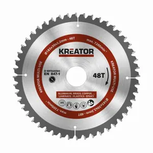 Kreator  univerzální pilový kotouč, 185 mm, 48 T