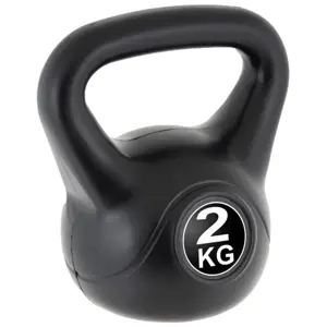 MAXXIVA Kettlebell činka, černá, 2 kg