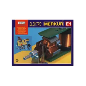 MERKUR E1 Stavebnice elektřina, magnetizmus v krabici 36x28x8cm