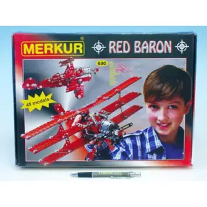 MERKUR Red Baron modelů 680ks v krabici 36x27cm