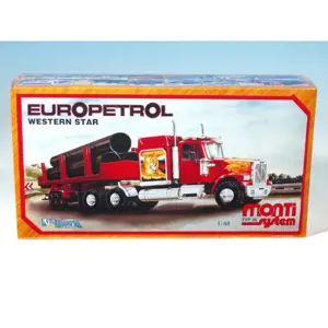 Monti 26 Europetrol Western star Stavebnice 1:v krabici 32x20,5x7,5cm