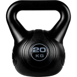 MOVIT 66837 MOVIT Kettlebell činka - 20 kg, černá