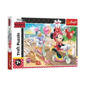 Puzzle Disney Minnie na pláži 200 dílků, 48 x 34 cm