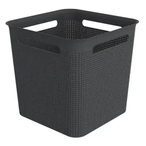 Rotho 92257 ROTHO Úložný box BRISEN, 18 L, plast, černý