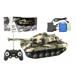 Tank RC 27 cm, plast, na baterie se zvukem, 37 x 17 x 19 cm