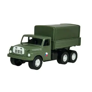 Teddies Auto nákladní Tatra 148 khaki vojenská plast 30cm