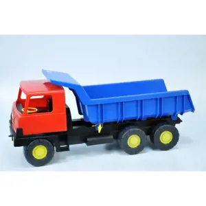 Teddies Tatra 815 Auto korba modrá kabina červená plast 75cm