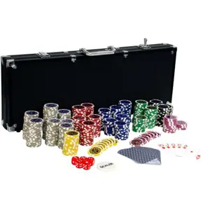 Tuin 2644 Pokerový set, 500 žetonů Ultimate black