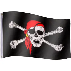 Tuin Jolly Roger 60928 Pirátská vlajka - 120 cm x 80 cm